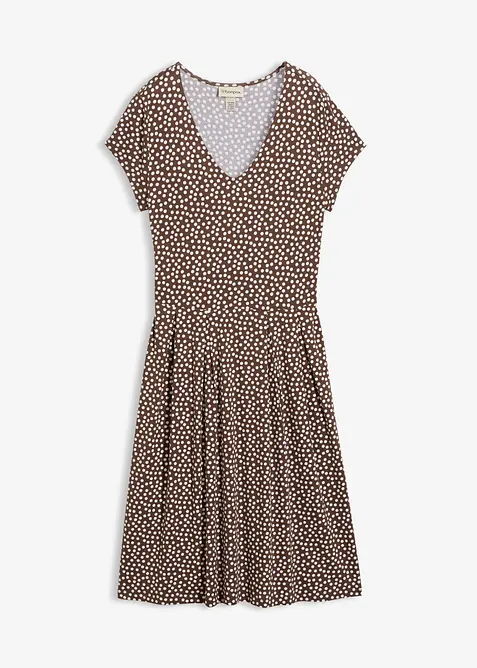 Jerseykl&auml;nning av viskosmix, bonprix