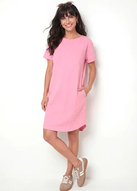 Trik&aring;kl&auml;nning i tunt flamgarn av ekologisk bomull (2-pack), bonprix