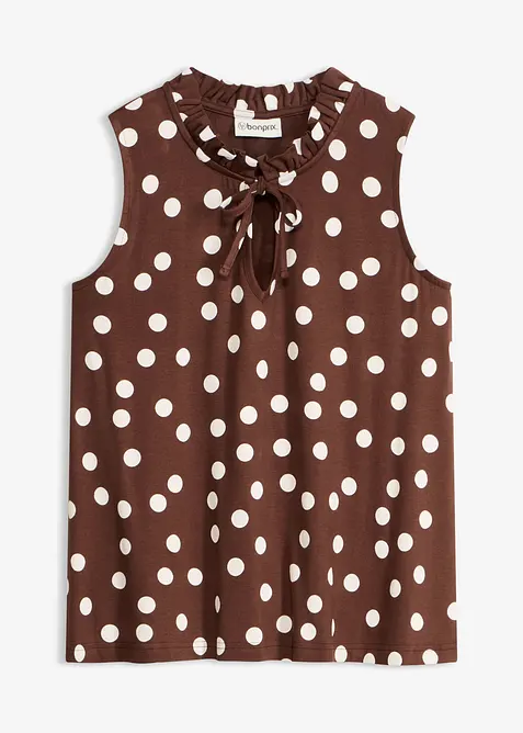Jerseylinne av viskosmix, bonprix