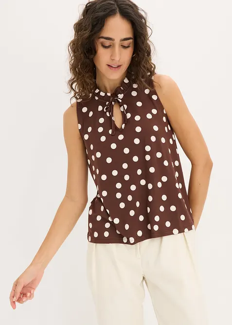 Jerseylinne av viskosmix, bonprix
