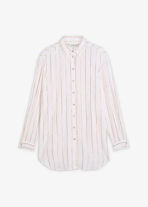 L&aring;ng blus med glittriga effekter, bonprix