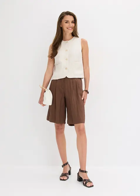 Shorts i mjuk viskosmix, bonprix