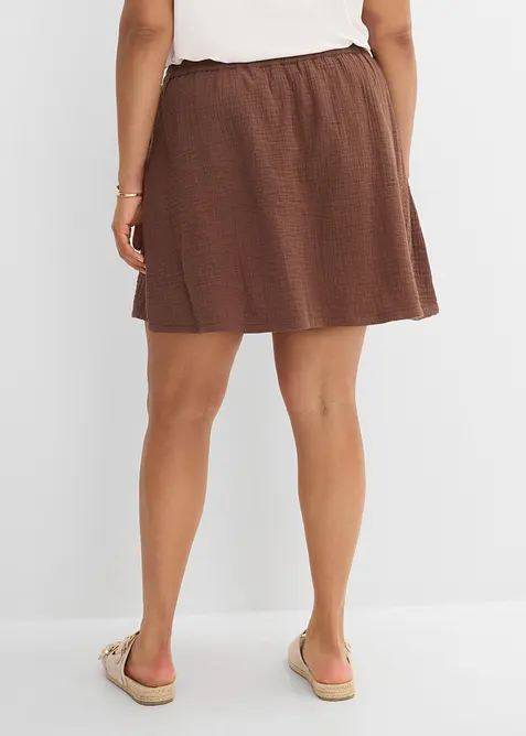 Byxkjol av bomullsmuslin, bonprix