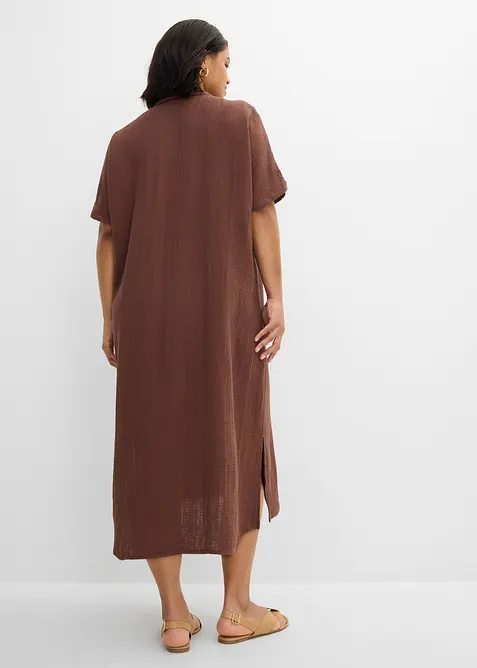 Kaftankl&auml;nning av mjuk muslin, bonprix