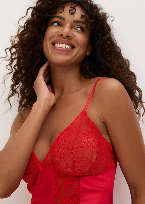 Neglig&eacute; i satin, bonprix