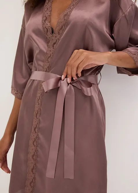 Kimono i satin, bonprix