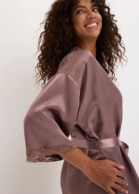 Kimono i satin, bonprix