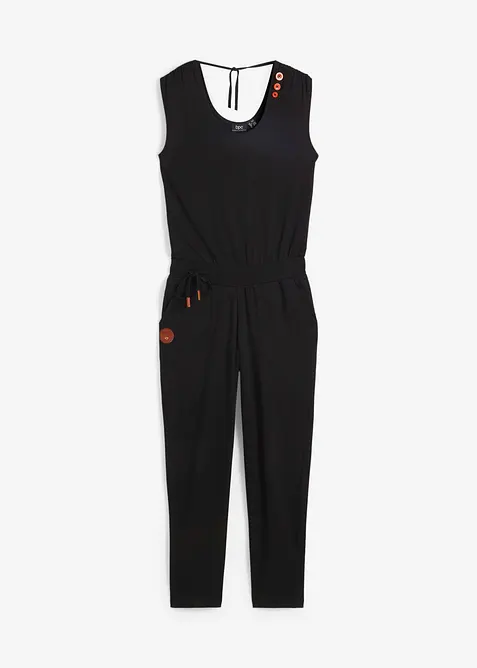 Jerseyjumpsuit av bomullsmix, bonprix