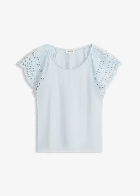 Topp i bomullsmix, bonprix