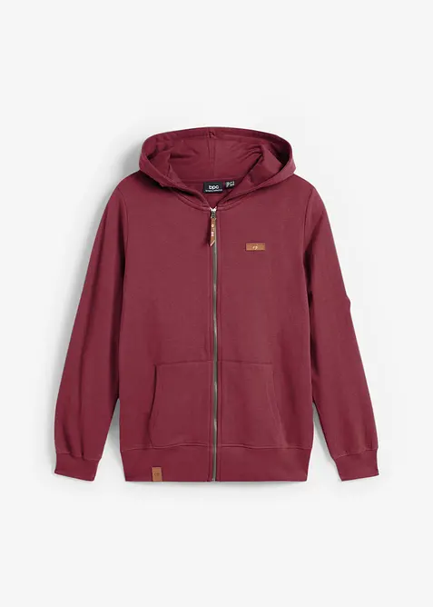 Munkjacka med luva i ren bomull, bonprix