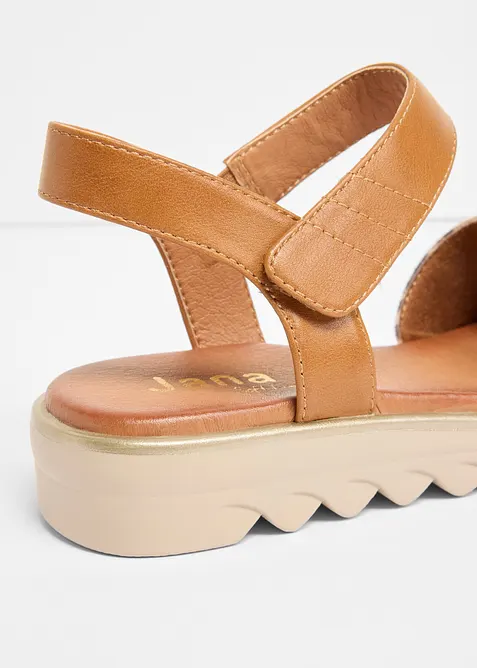 Sandal med bekv&auml;m vidd fr&aring;n Jana, Jana