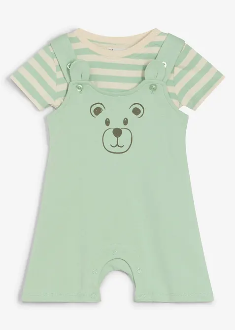T-shirt + h&auml;ngselshorts (2-pack), bonprix