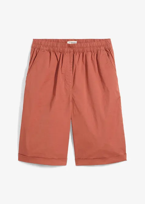 Papertouch-shorts av bomull, bonprix