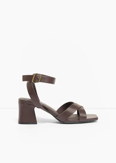 Sandalett med blockklack, bonprix