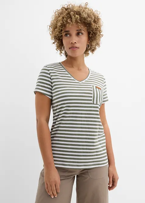 Randig T-shirt, bonprix