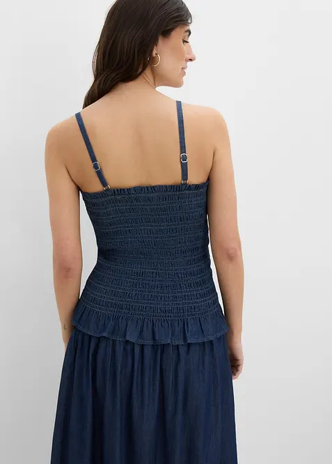 Jeanslinne i ekologisk bomull, bonprix