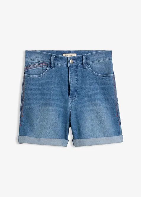 Jeansshorts Mid Waist, bonprix
