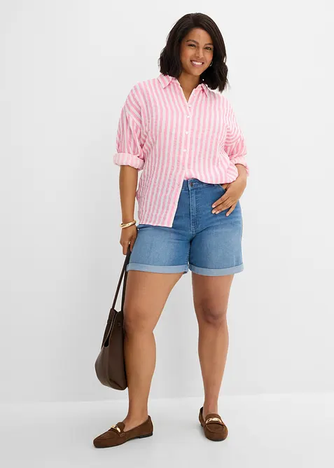 Jeansshorts Mid Waist, bonprix