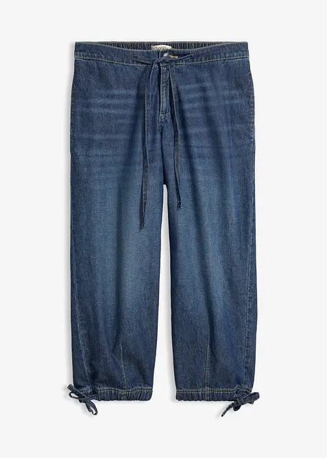 Barrel Jeans Mid Waist, cropped, bonprix