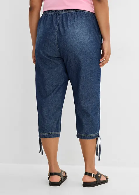 Barrel Jeans Mid Waist, cropped, bonprix