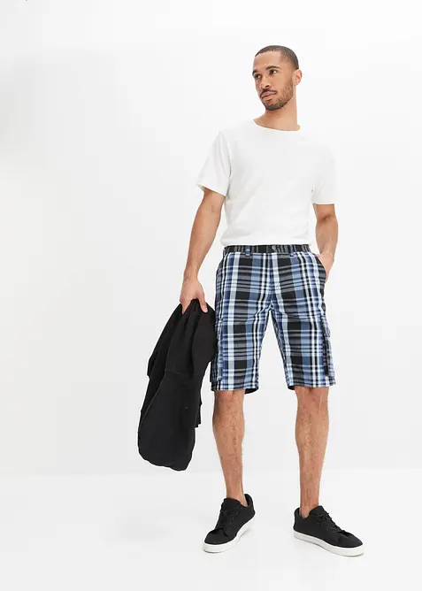 Cargoshorts med res&aring;rmidja och bekv&auml;mt snitt, normal passform, bonprix