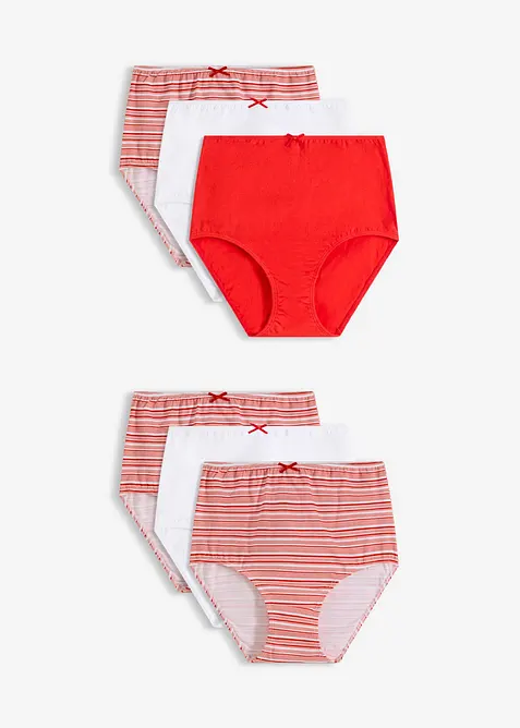 Midjetrosa med bomull (6-pack), bonprix