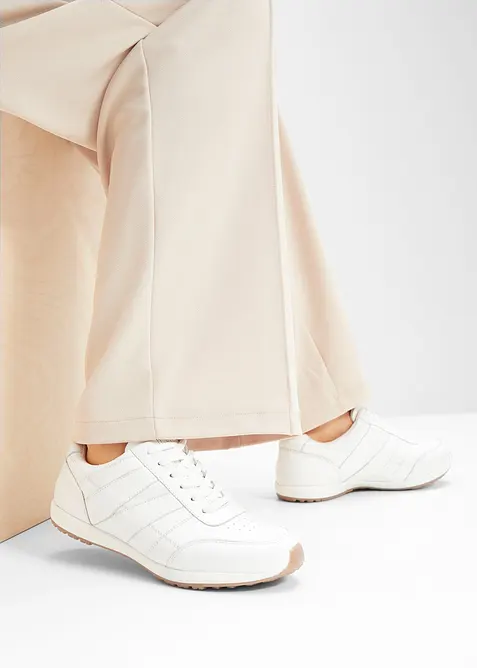 Sneakers i skinn, bonprix