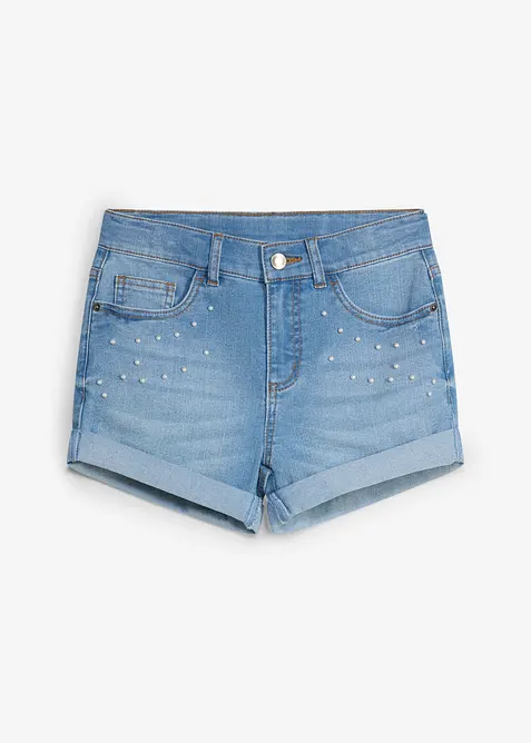 Jeansshorts Mid Waist, bonprix