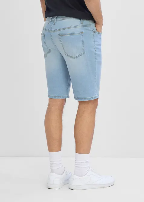 Stretchiga jeansshorts (2-pack), Regular Fit, bonprix