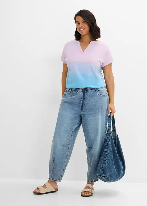 Topp med flerf&auml;rgad Ombr&eacute; Dye-effekt, bonprix
