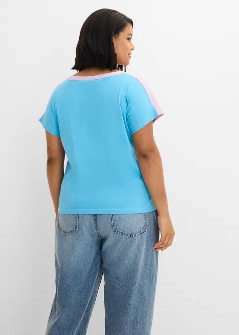 Topp med flerf&auml;rgad Ombr&eacute; Dye-effekt, bonprix