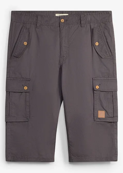 Bomullsshorts i cargomodell, normal passform, bonprix