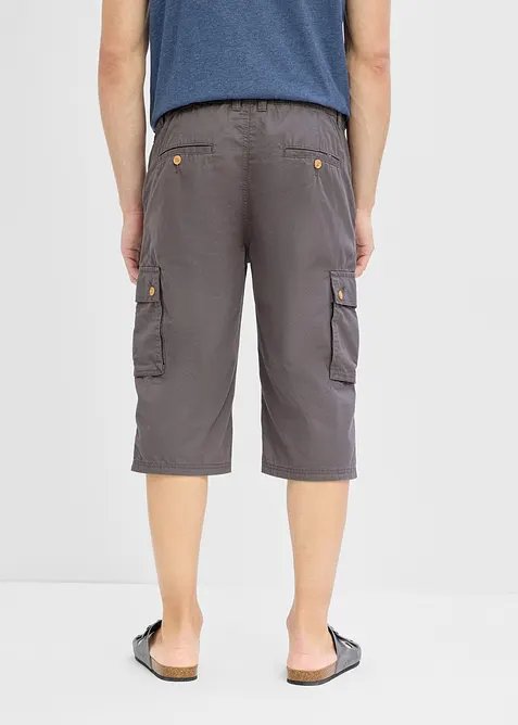Bomullsshorts i cargomodell, normal passform, bonprix