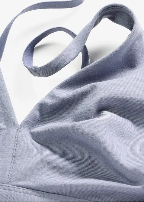Bralette utan bygel med ekologisk bomull, bonprix