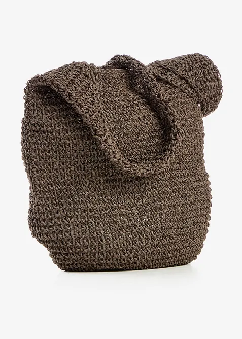 Shoppingv&auml;ska med halmlook, bonprix