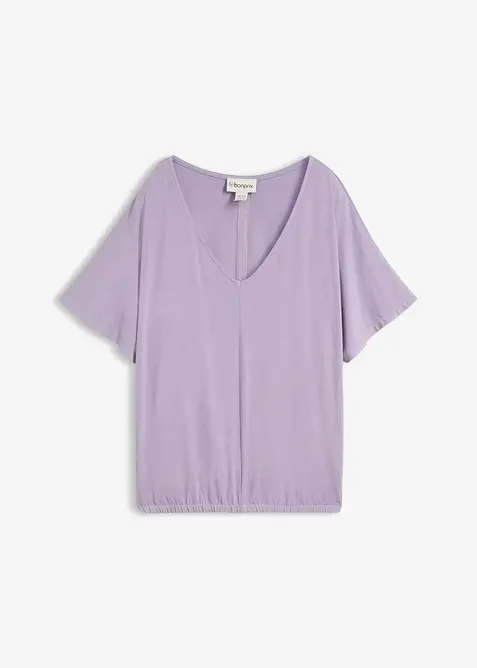 Oversizetopp i mjuk viskosmix, bonprix