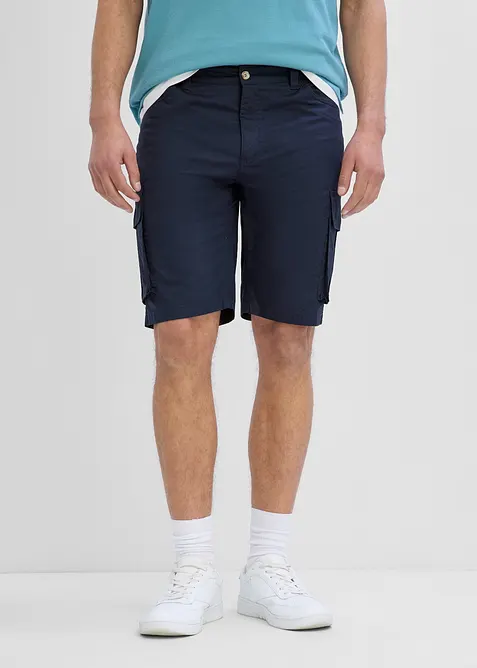 Stretchiga shorts i cargomodell (2-pack), bonprix