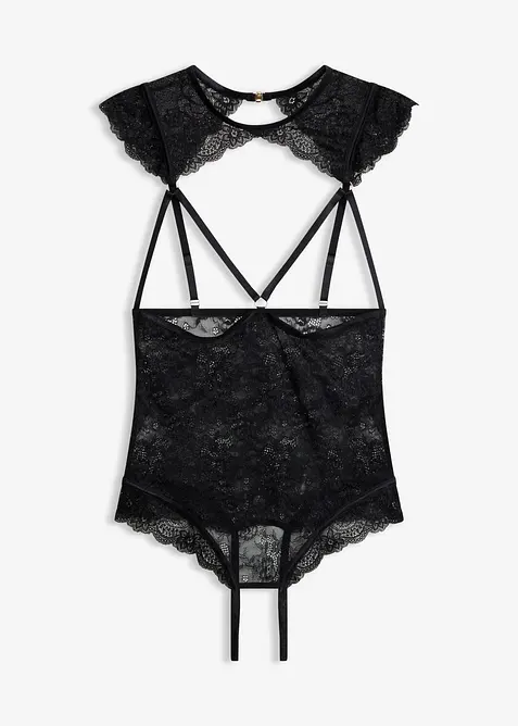 Stringbody med &ouml;ppen gren, bonprix