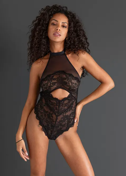 Stringbody med &ouml;ppen gren, bonprix