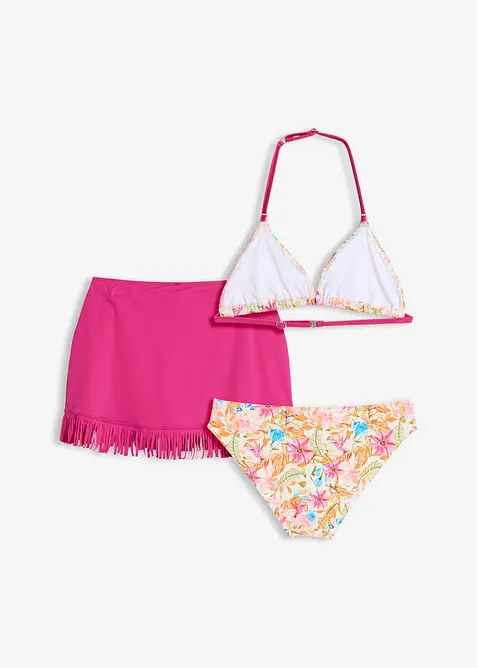 Bikini och kjol (3 delar), bonprix