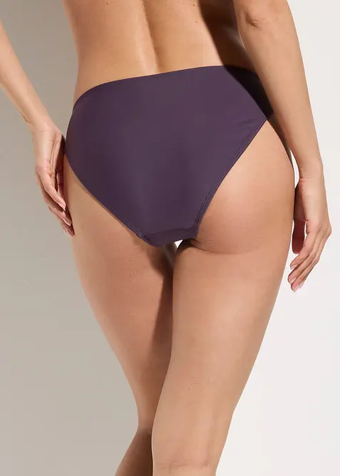 Bikinibyxa med h&ouml;gt skurna ben&ouml;ppningar (2-pack), bonprix