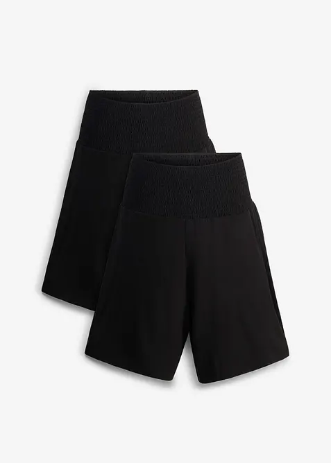 Mammashorts i tunn jersey (2-pack), bonprix