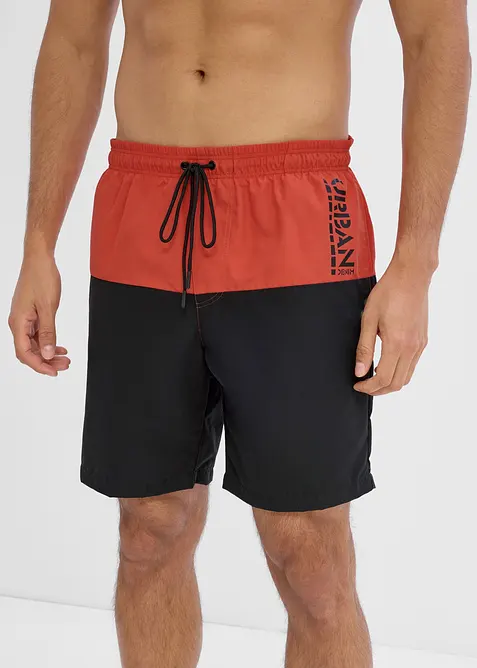 Badshorts med blockf&auml;rger, bonprix