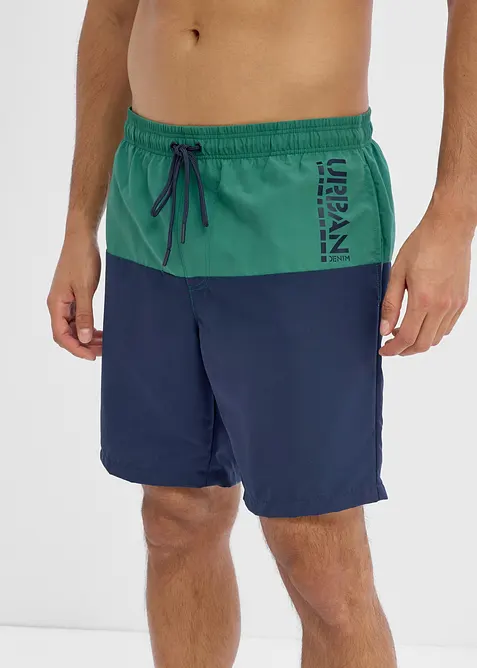 Badshorts med blockf&auml;rger, bonprix