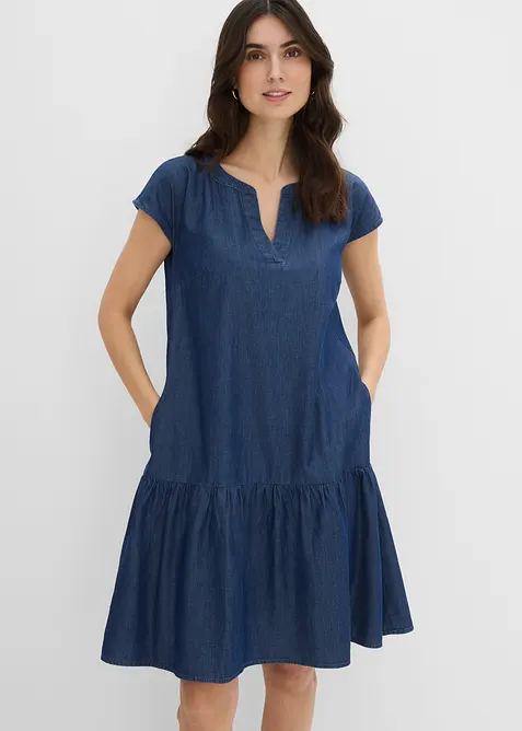 Tunikakl&auml;nning i denim, bonprix