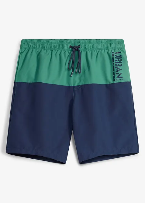 Badshorts med blockf&auml;rger, bonprix