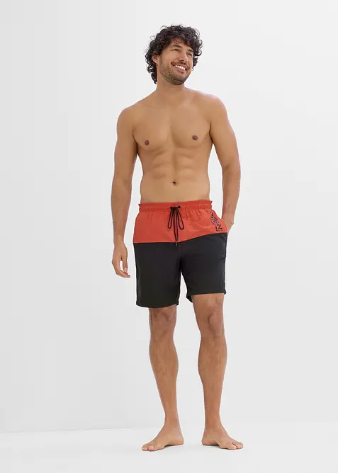 Badshorts med blockf&auml;rger, bonprix