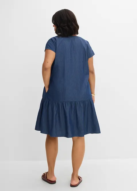 Tunikakl&auml;nning i denim, bonprix