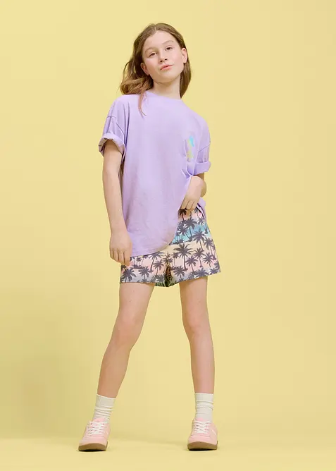 T-shirt i oversizemodell av bomull, bonprix