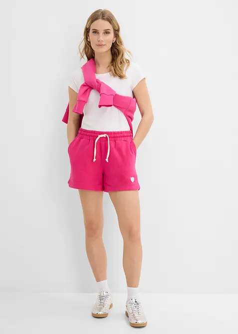 Sweatshorts i ekologisk bomull, bonprix